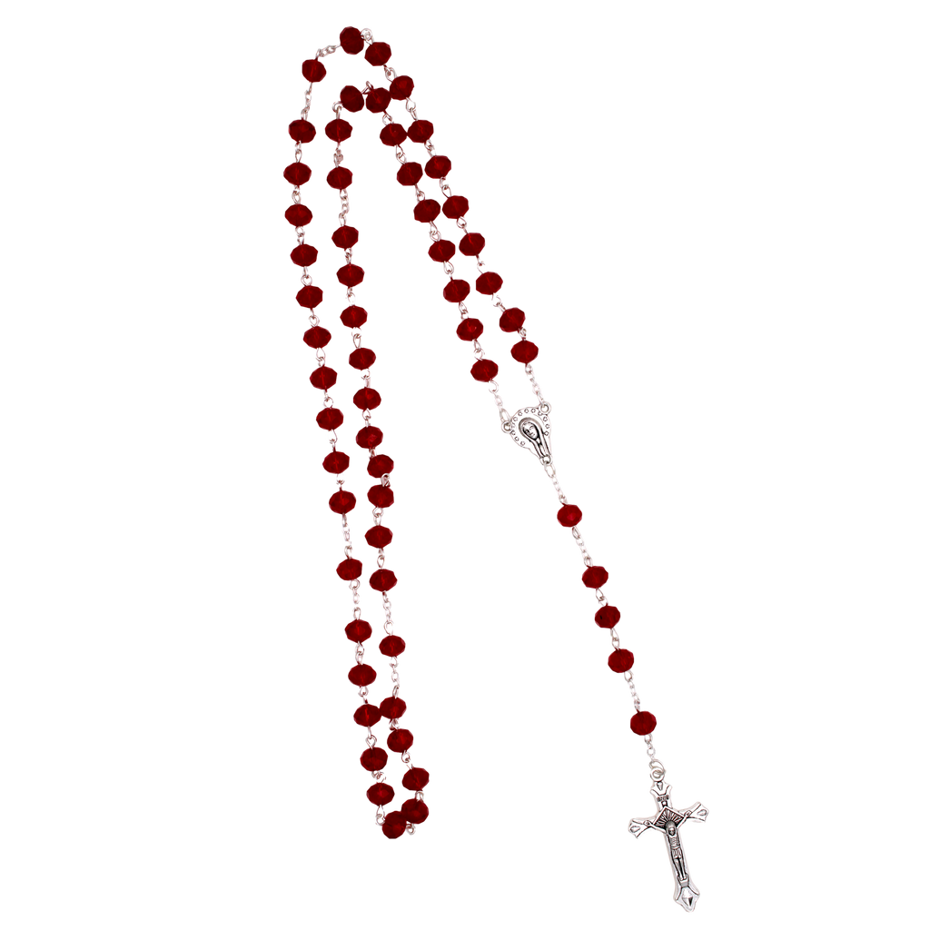 8 mm Glass Bead Rosary