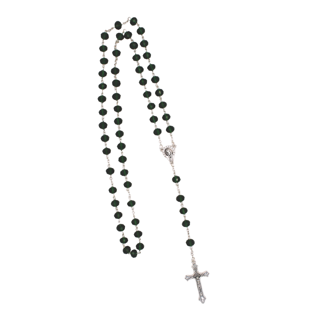 8 mm Glass Bead Rosary