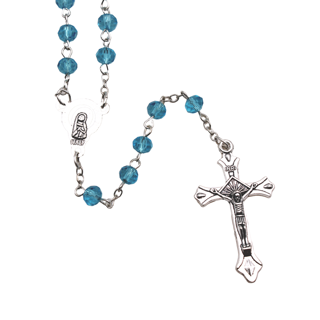 6 mm Glass Bead Rosary