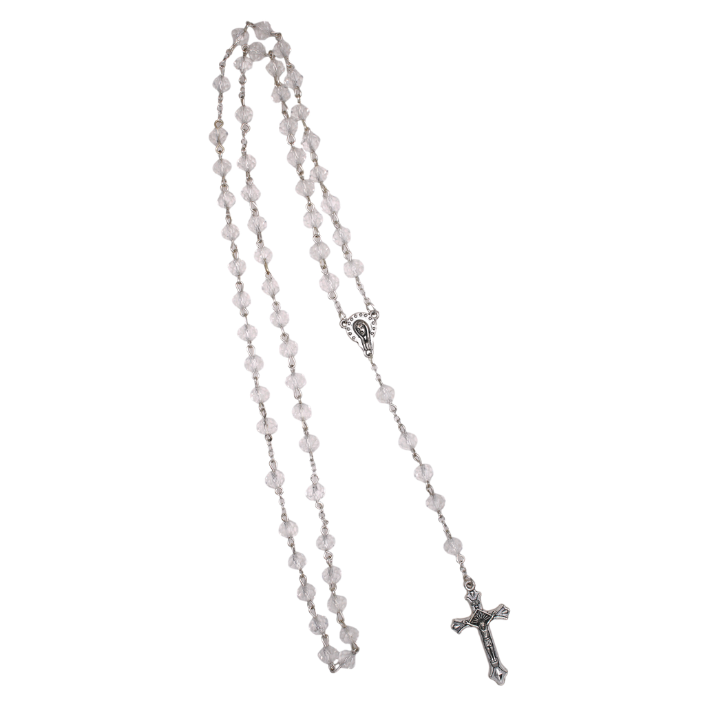 8 mm Glass Bead Rosary