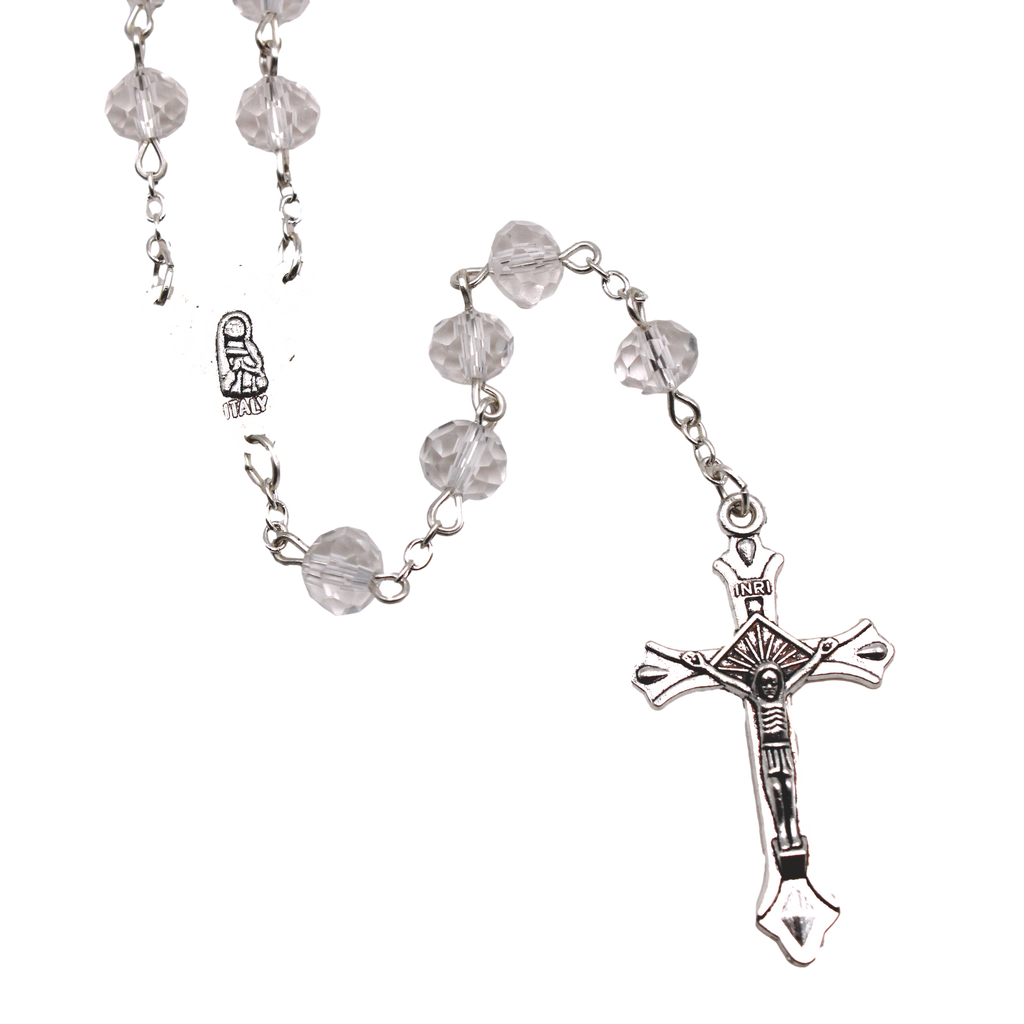 8 mm Glass Bead Rosary