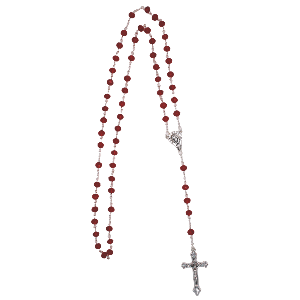 6 mm Glass Bead Rosary