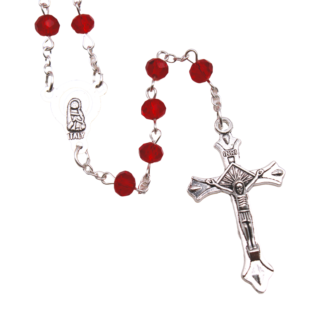 6 mm Glass Bead Rosary