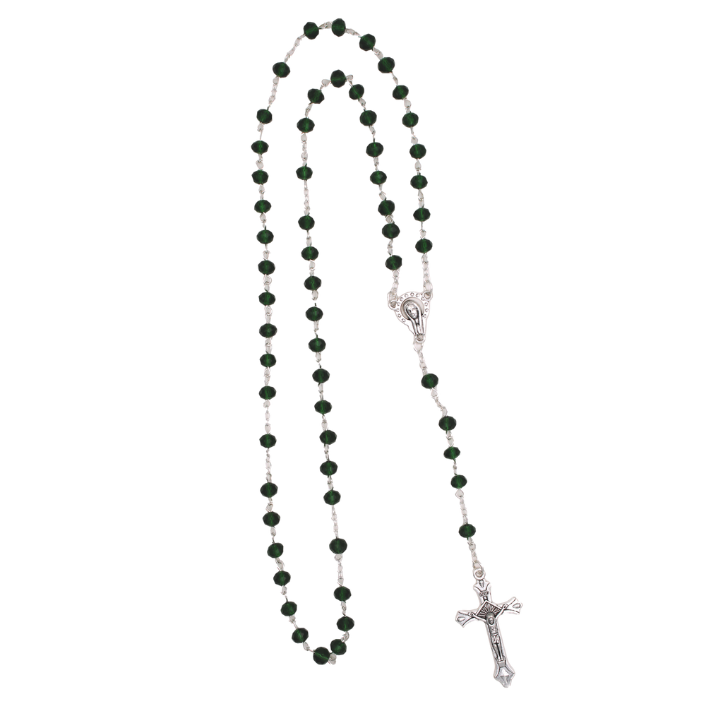 6 mm Glass Bead Rosary