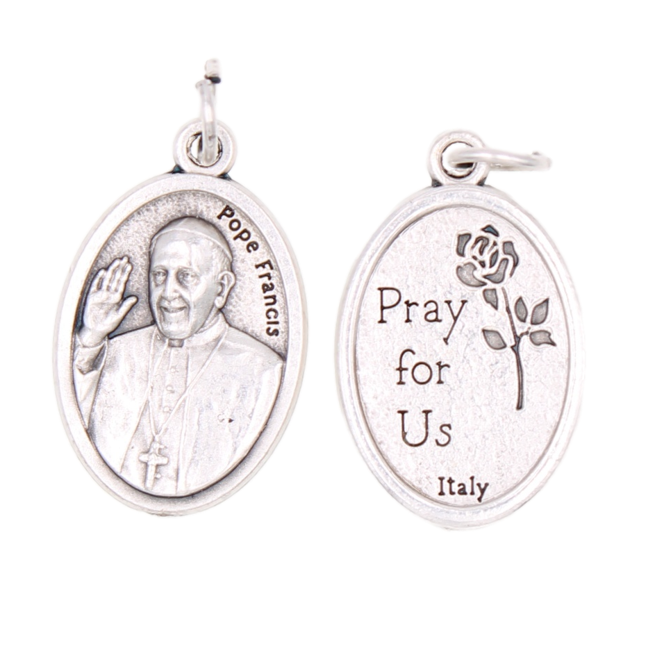 Pope Francis Pray for Us Medal - 4 Options