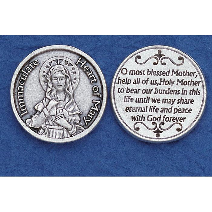 Italian Token - Immaculate Heart of Mary