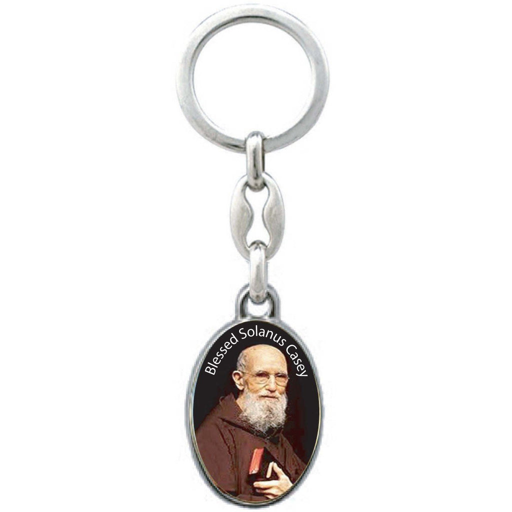 Blessed Solanus Casey Silver Tone Key Chain - Pack of 12