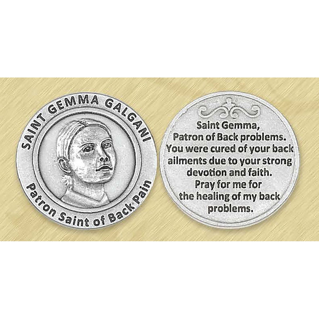 Healing Saint - Saint Gemma Galgani Pocket Token