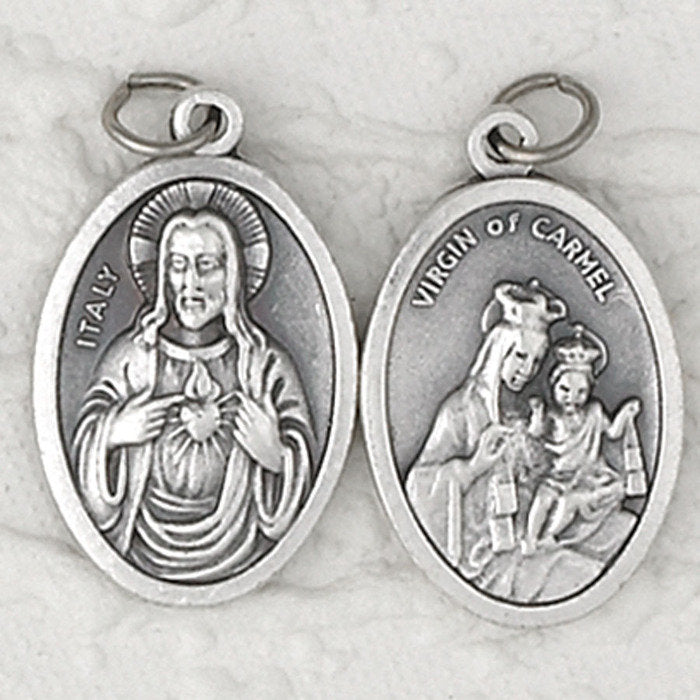 Sacred Heart / Mount Carmel Double Sided Medal - 4 Options