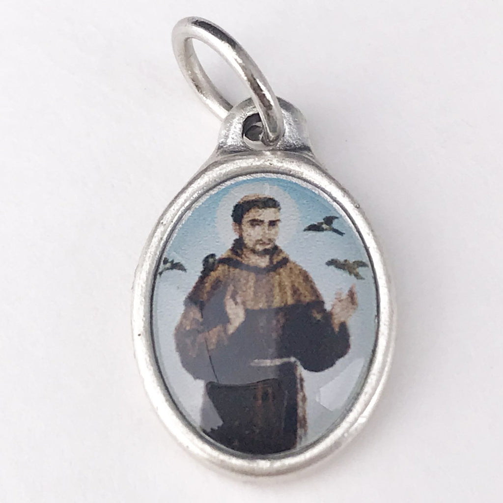 Saint Francis Epoxy Bracelet Medal - Pack of 25