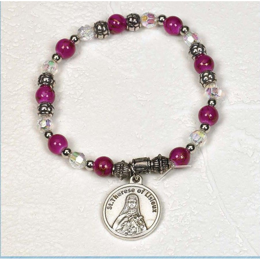 Saint Therese of Lisieux - Italian Charm Bracelet Pack of 4