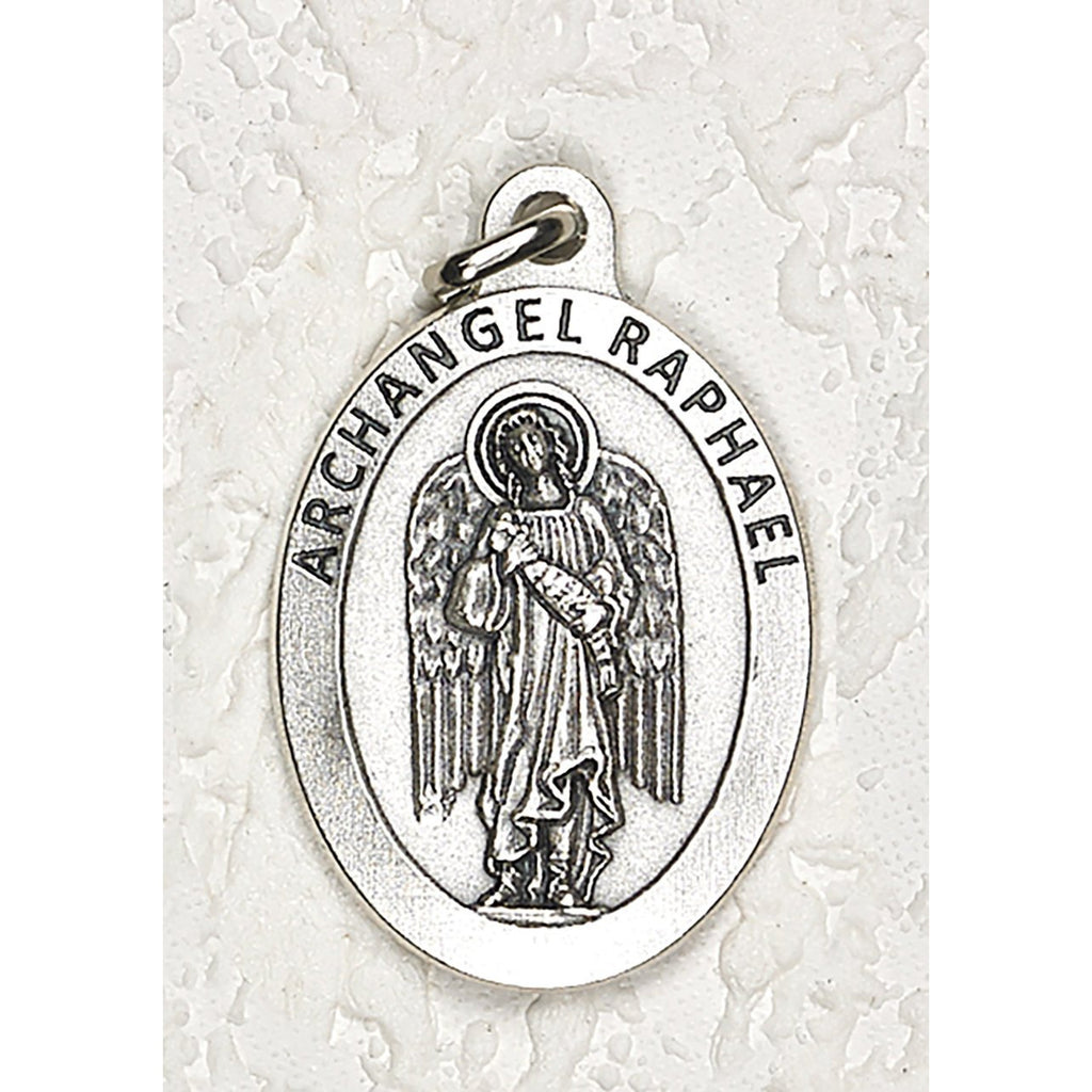 Archangel Raphael Double Sided Medal - 1-1/2 Inch - 4 Options