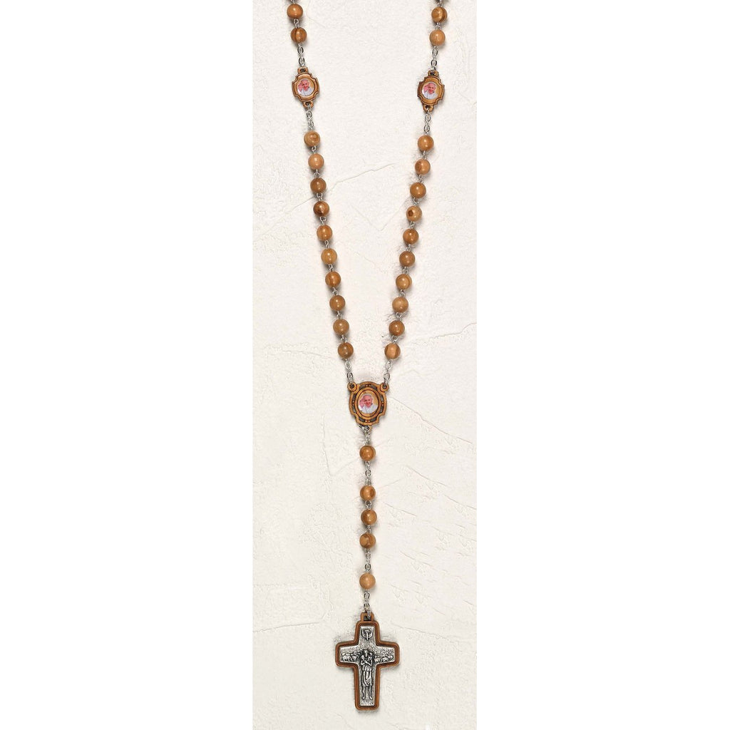 Light Brown Pope Francis Rosary