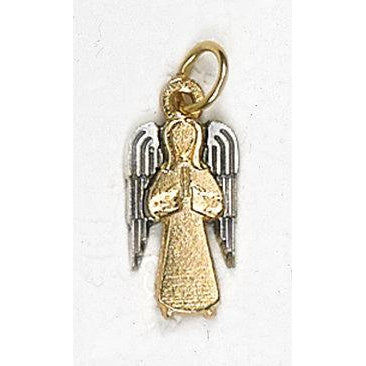 Two Tone Angel Silhouette Medal - 4 Options