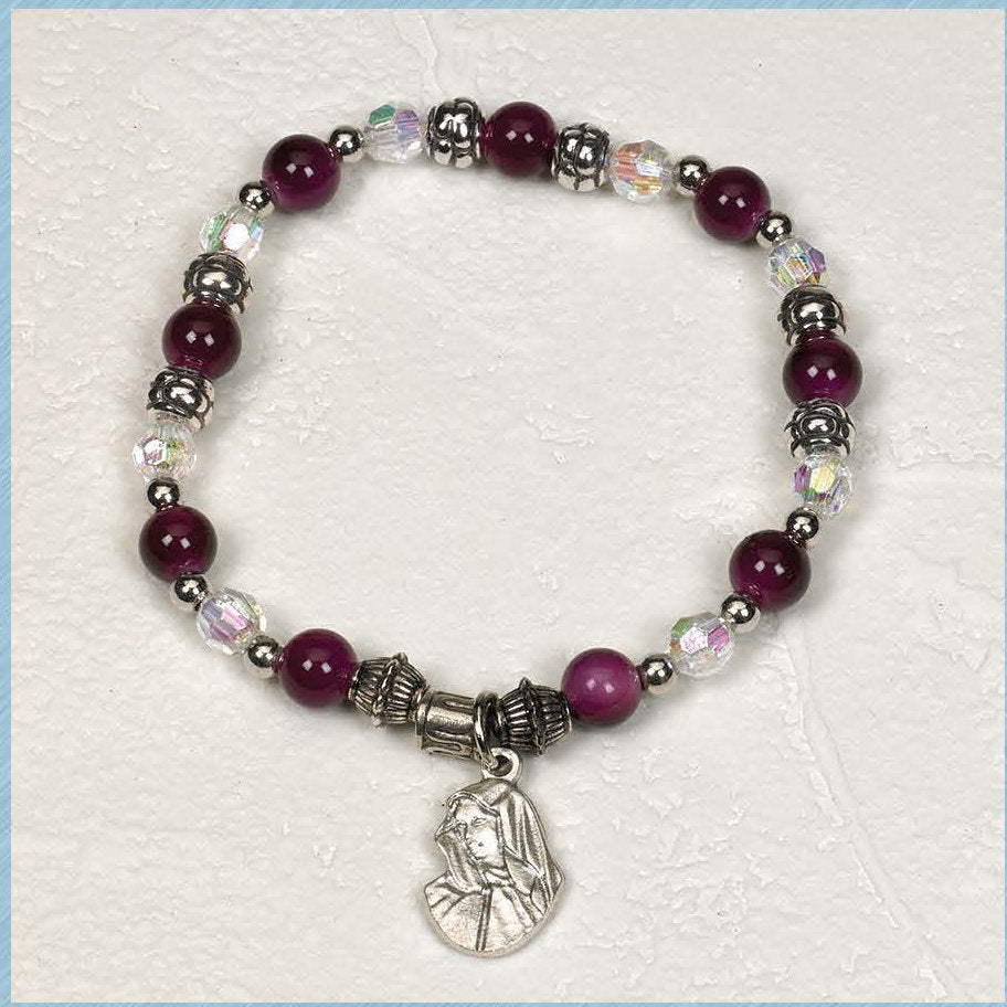 Sorrowful Mother - Italian Charm Bracelet - Pack of 4