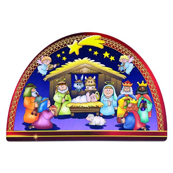 Nativity Scene Blue Angels