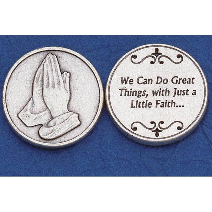 Italian Token - We Can Do... Praying Hands