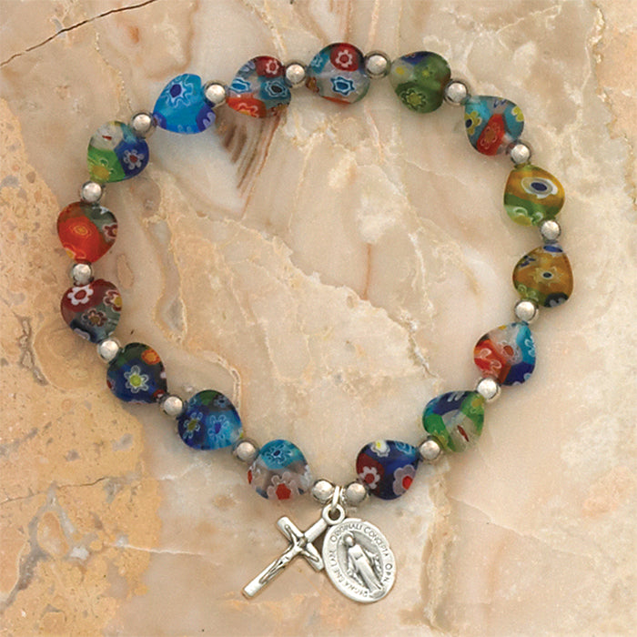 Murano Glass Bracelet - Jewel Gold – Indigo Silver