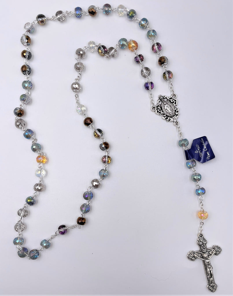 Round Multi-color Bead Rosary