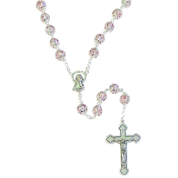 Premium FIligree Bead Rosary - Rose