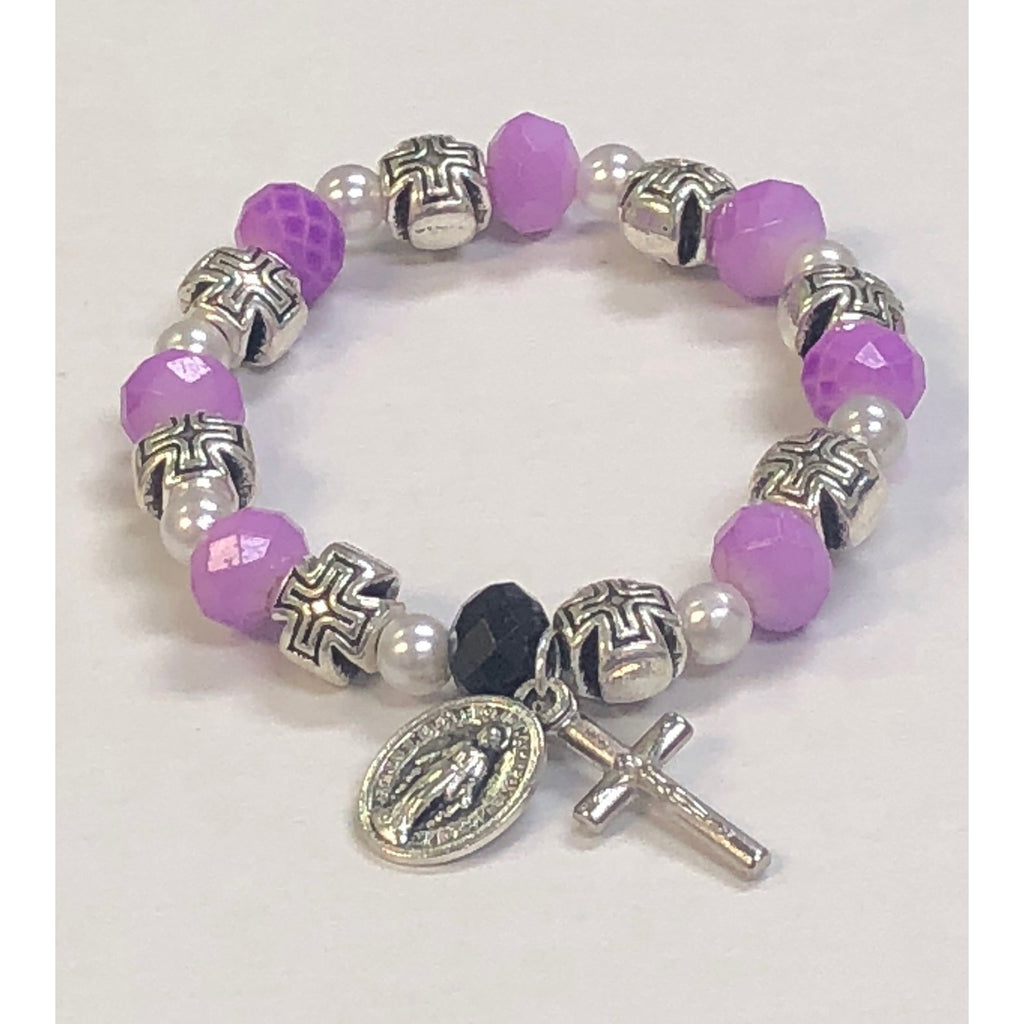 Children's Size Dusty Lavender Stretch Bracelet