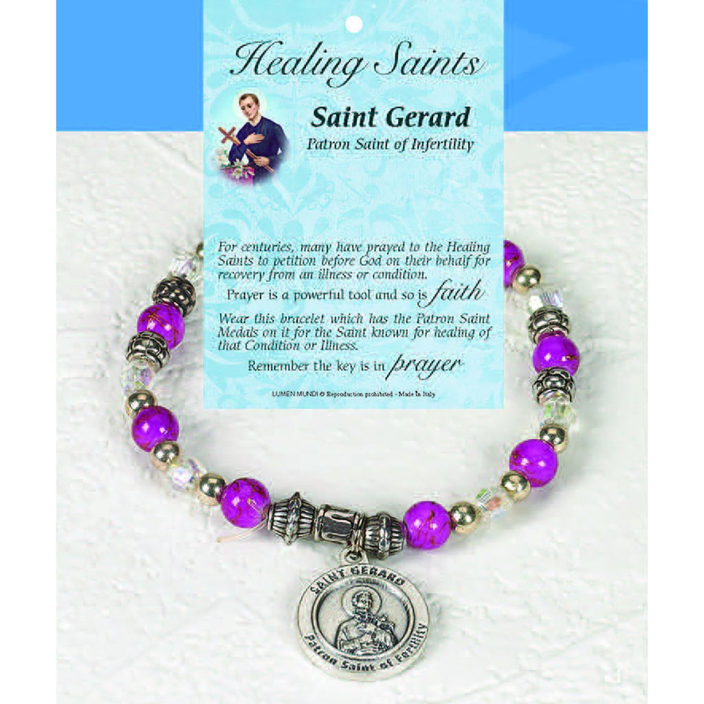 Healing Saint Italian Charm Bracelet