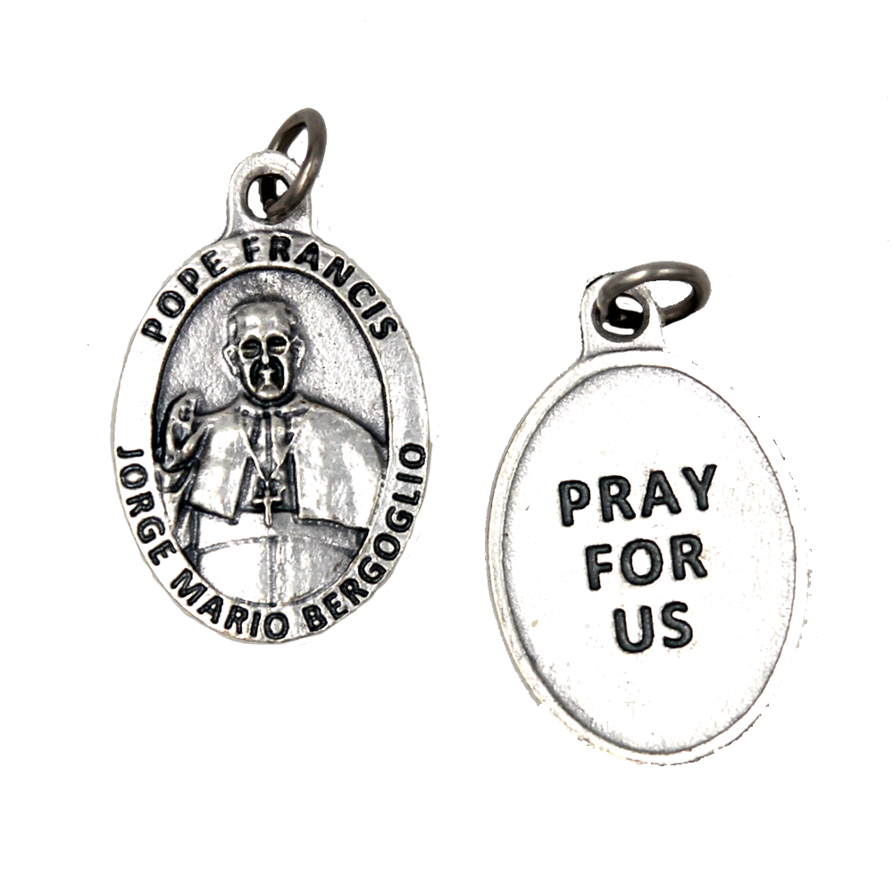 Pope Francis Pray for Us Medal - 4 Options