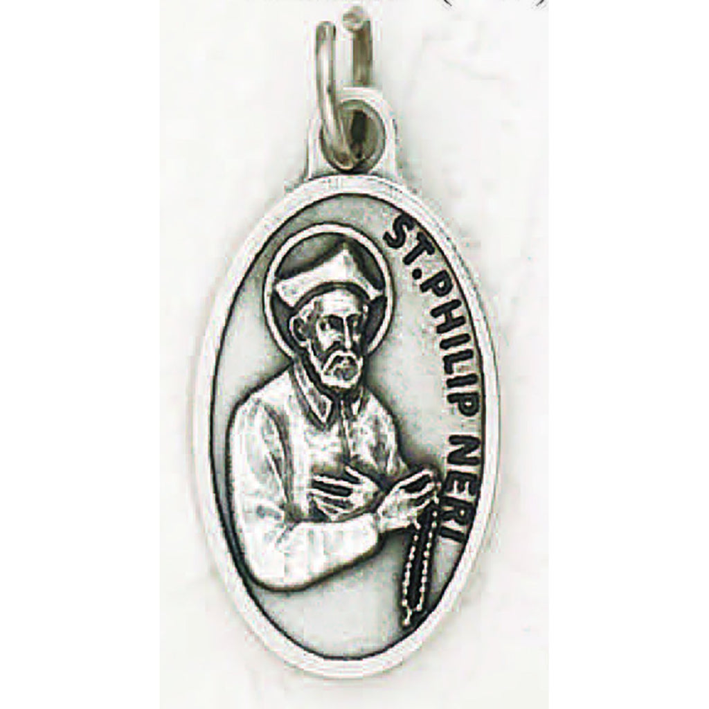 St. Philip Neri Pray for Us Medal - 4 Options -