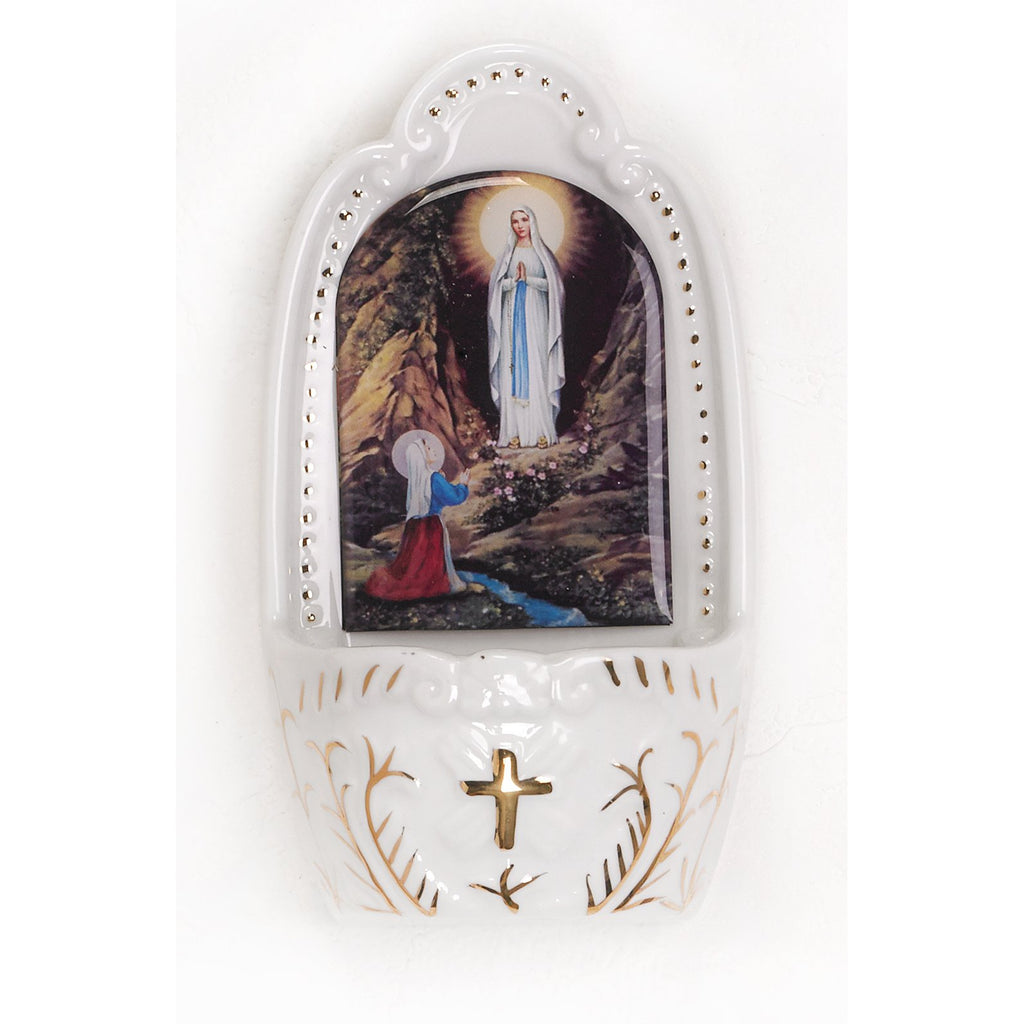 Lady of Lourdes Holy Water Font