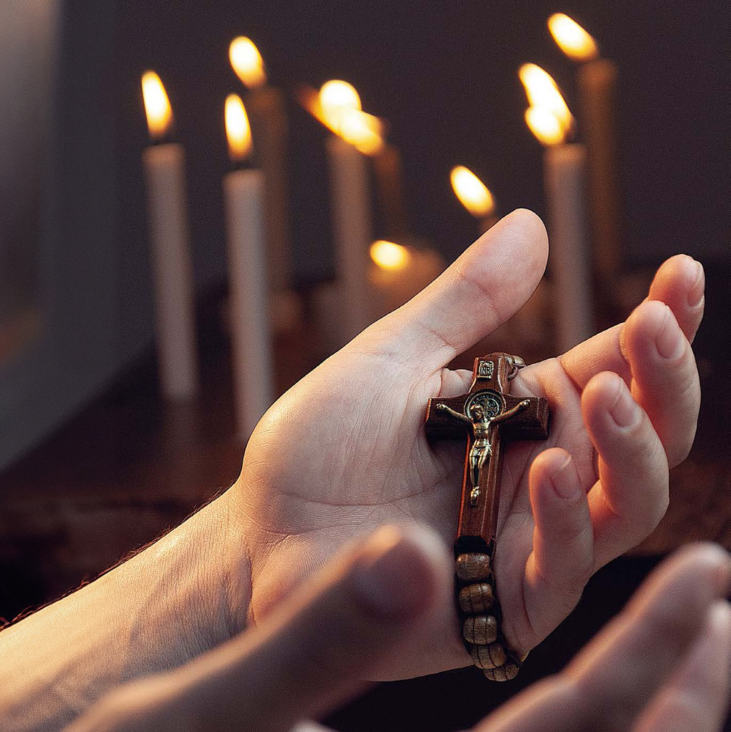 One Decade Rosary with St. Benedict Crucifix