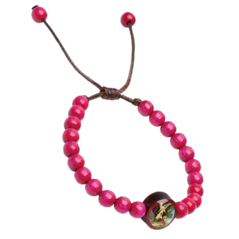 Pink Guardian Angel Bracelet