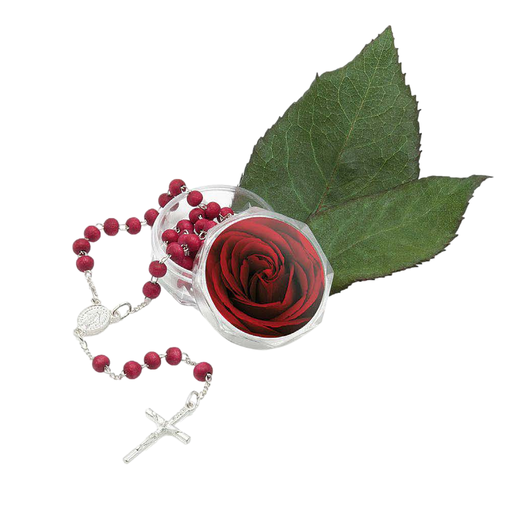Rose Scented Miraculous Center Rosary