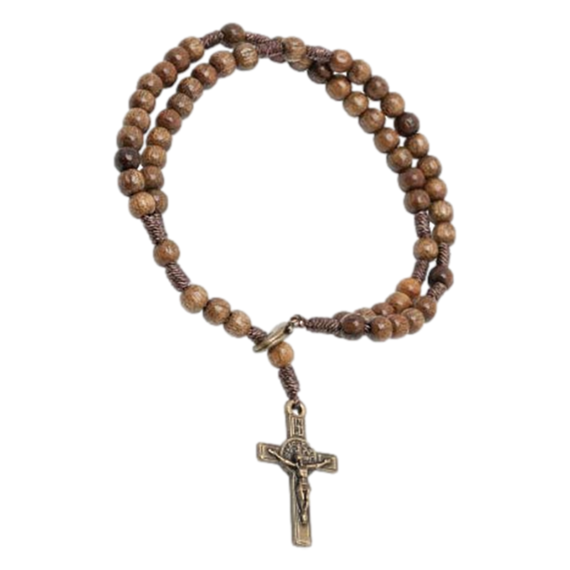 Imbuia Camp Rosary Bracelet
