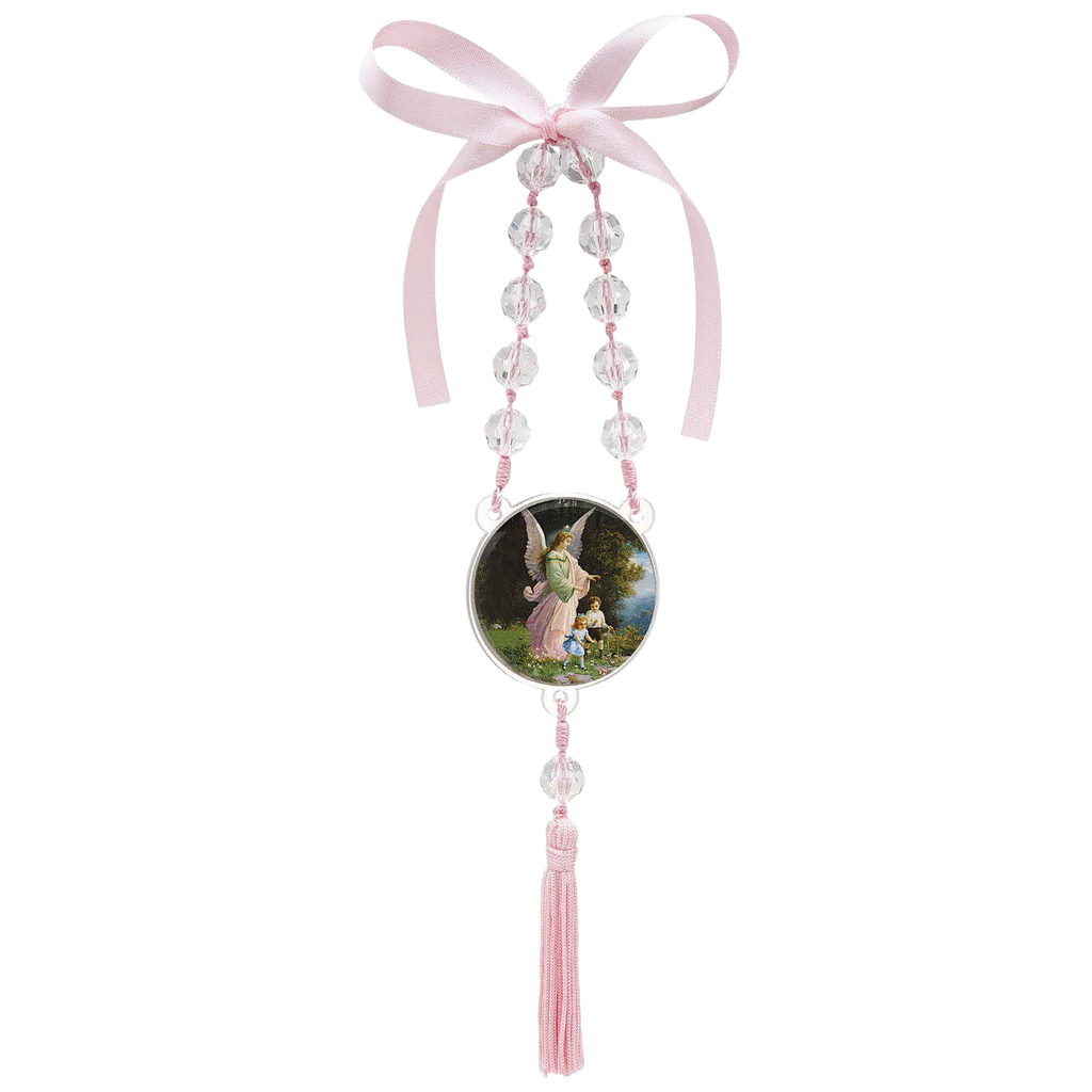 Girl's Guardian Angel Crib Medal