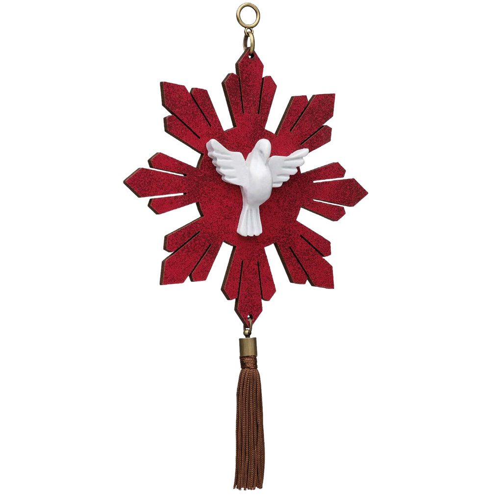Red Holy Spirit Ornament