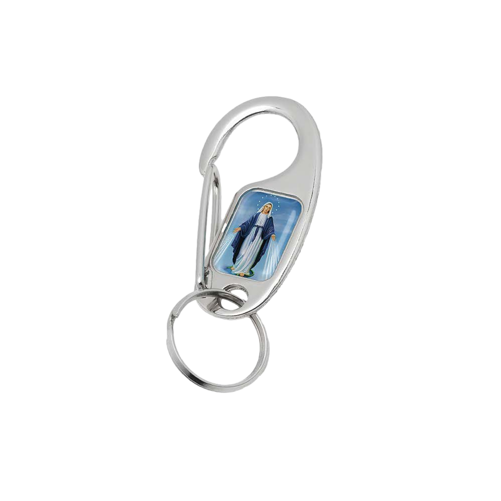 Our Lady of Grace Karabiner Keychain