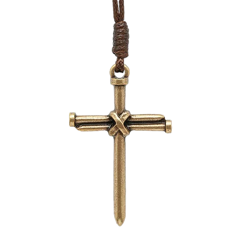 Nail Cross Necklace