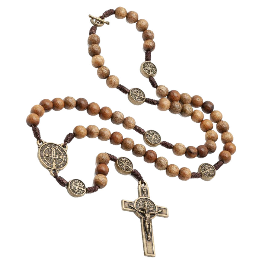 St. Benedict Rosary Necklace