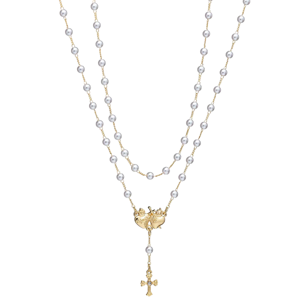 Sacred and Immaculate Hearts Necklace