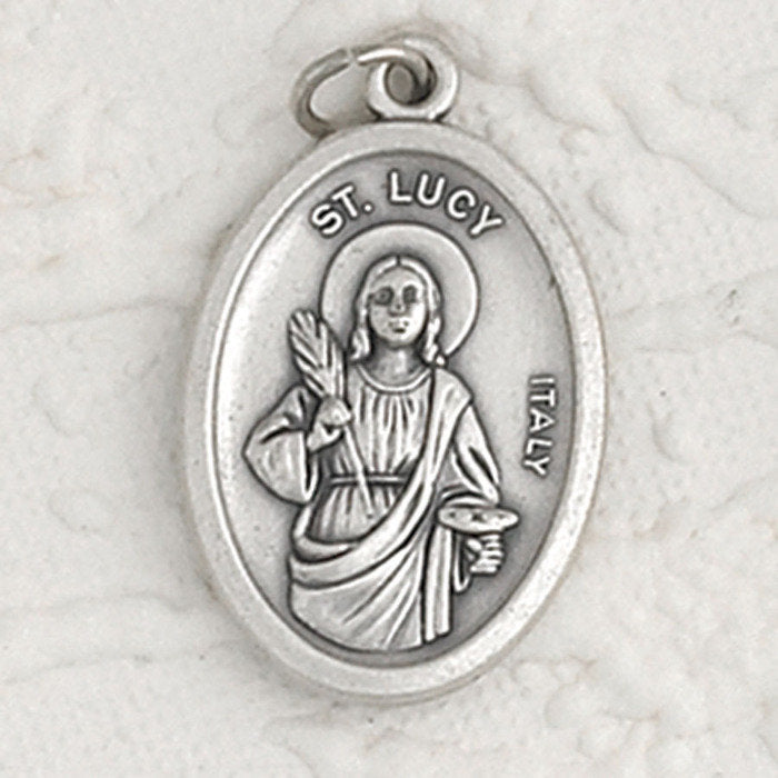 St Lucy Pray for Us Medal - 4 Options