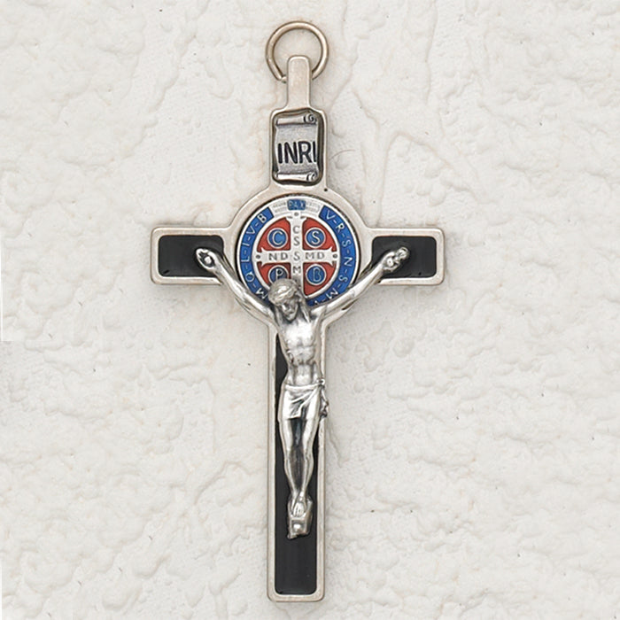 Lumen Mundi Enamel Cross Confirmation Keychain