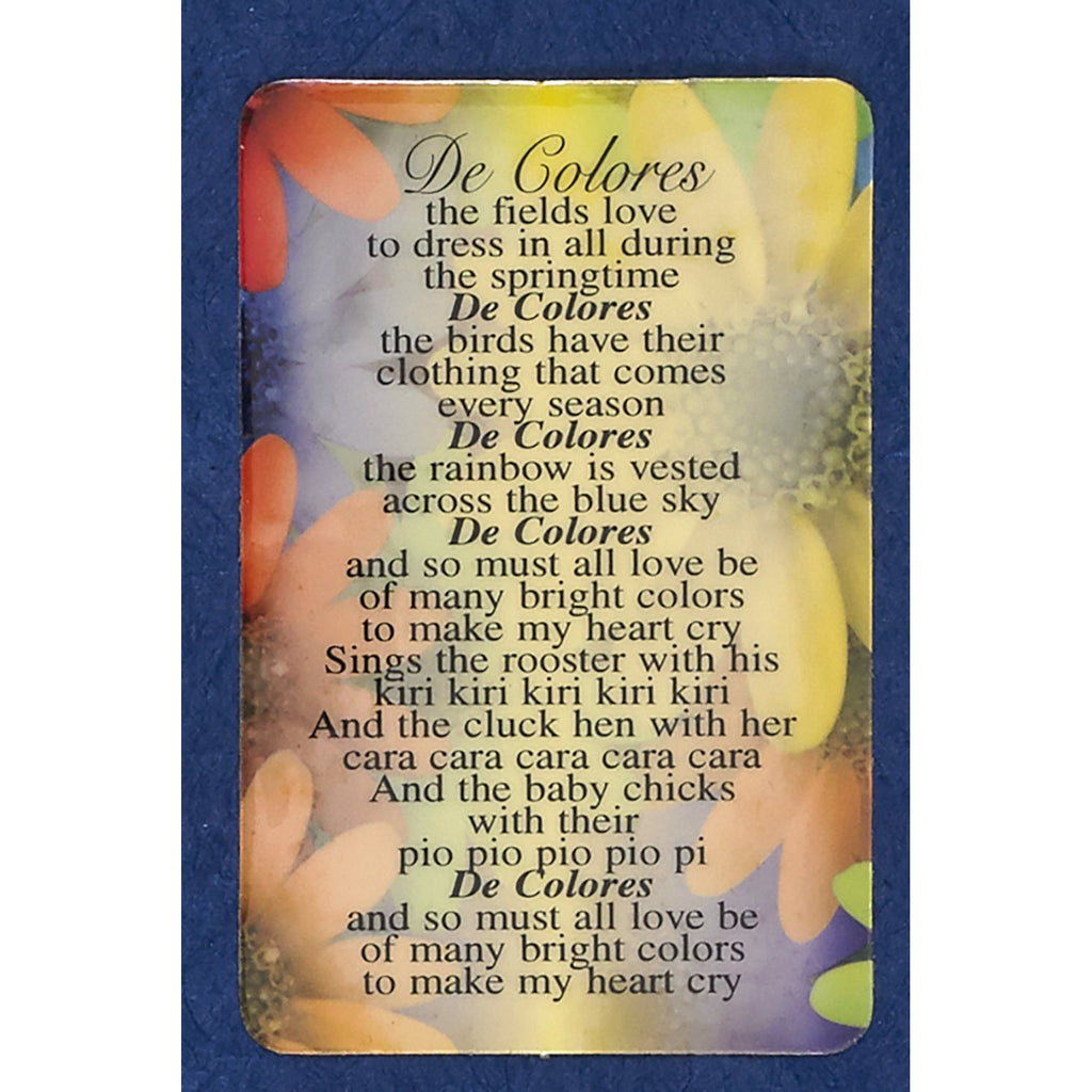 Decolores Pocket Prayer Cards