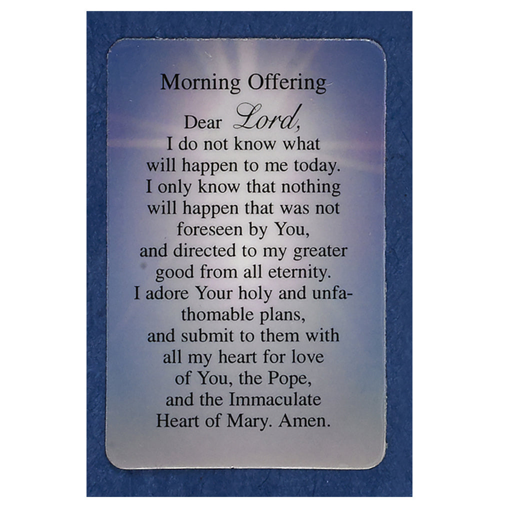 Morning Offering Prayer Card