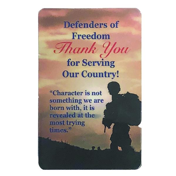 US Armed Forces Prayer Card