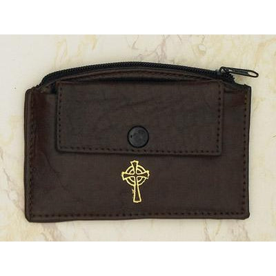 Leather Rosary Case with Zipper - Pack of 3