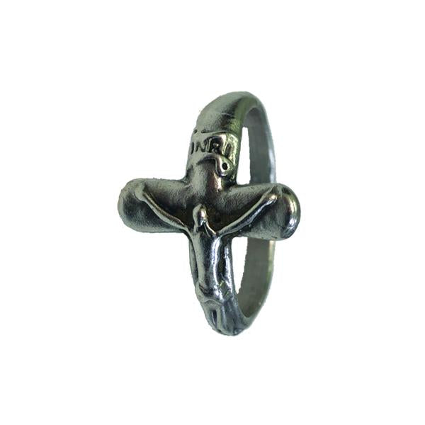 Men's Silver-tone Ring, Size Small