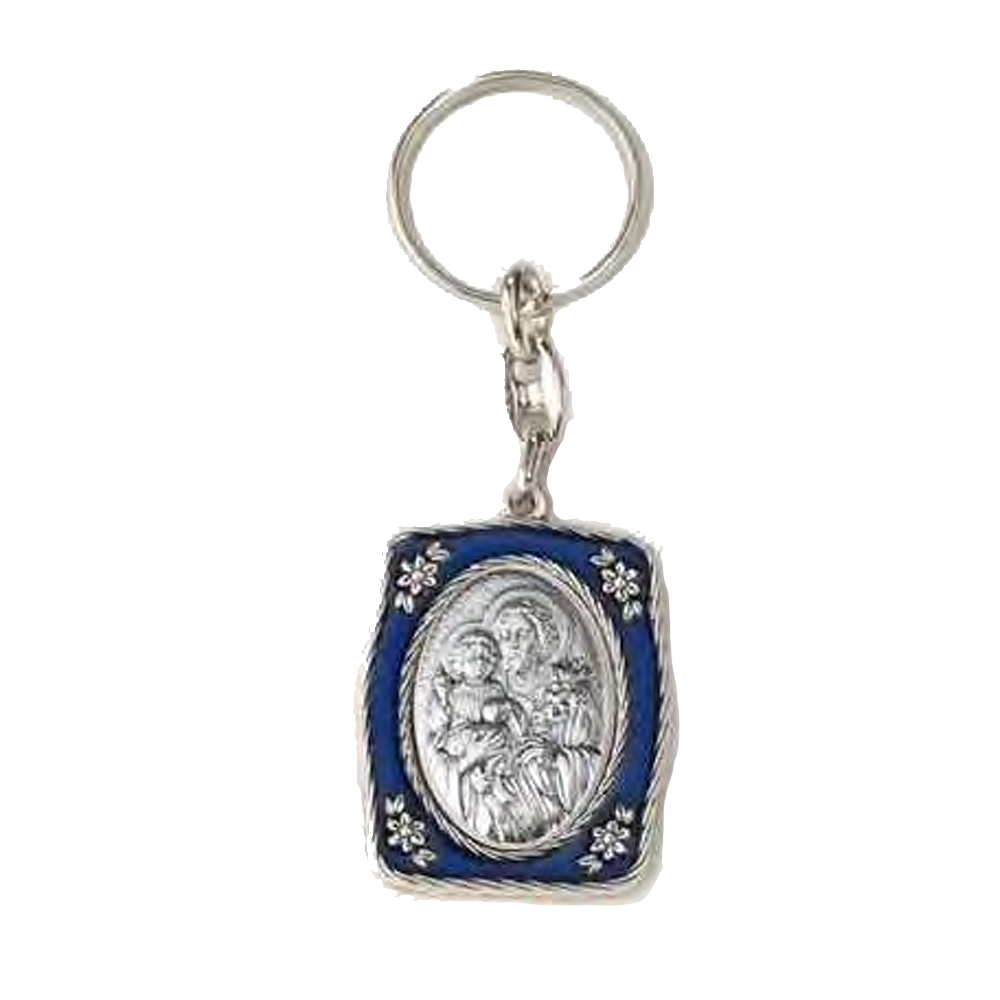 St. Joseph Enamel Key Ring