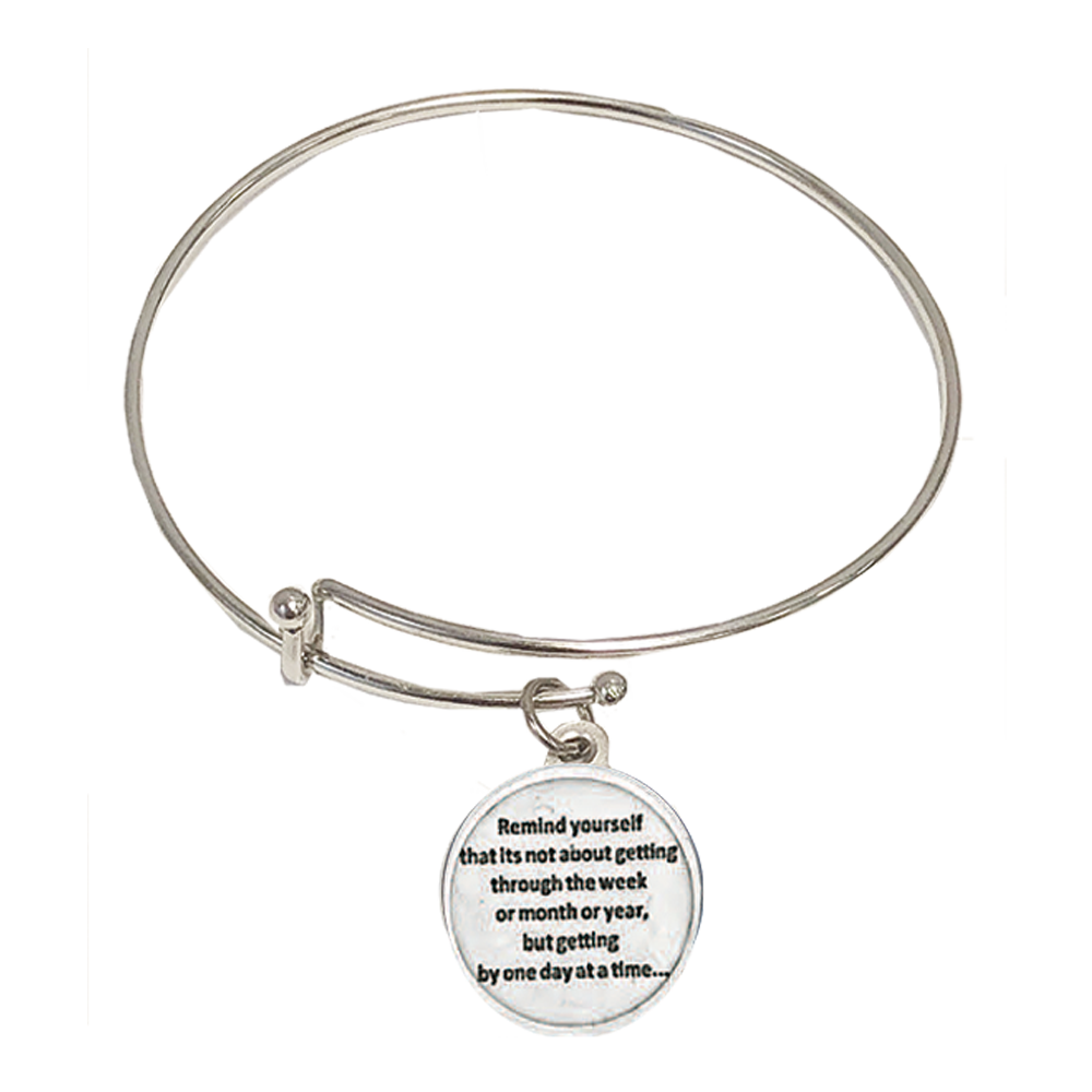 One Day at a Time Bangle Bracelet