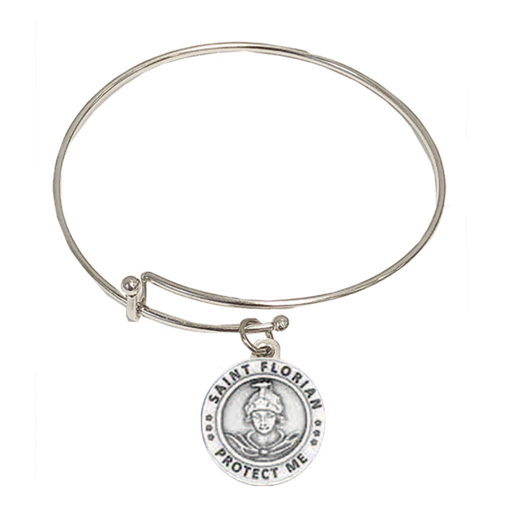 St. Florian/Fireman Bangle Bracelet