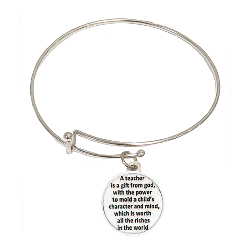 Teacher Bangle Bracelet